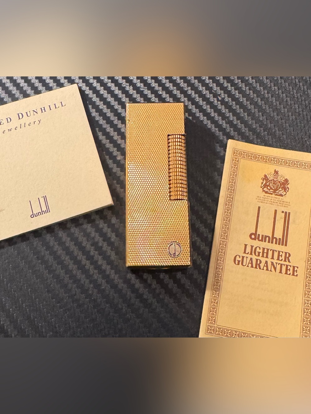 VINTAGE DUNHILL ROLLAGAS LIGHTER EUC WORKING RARE HTF 100% AUTHENTIC - 1 PIECE